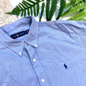 ✨ 3 for 40 ✨ Ralph Lauren Blue button down
